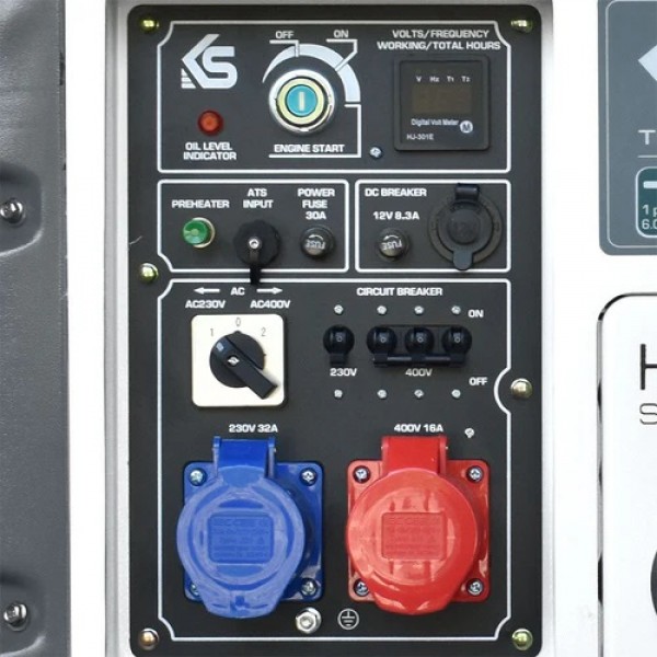 Dyzelinis generatorius KONNER & SOHNEN KS 9300 DE 1/3 ATSR Super S 230V / 400V 6500W